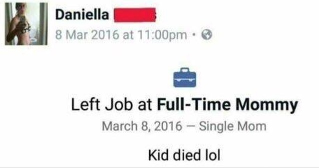 left job at full time mommy - Daniella at pm. Left Job at FullTime Mommy Single Mom Kid died lol