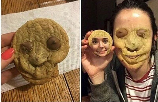 face swap with a cookie