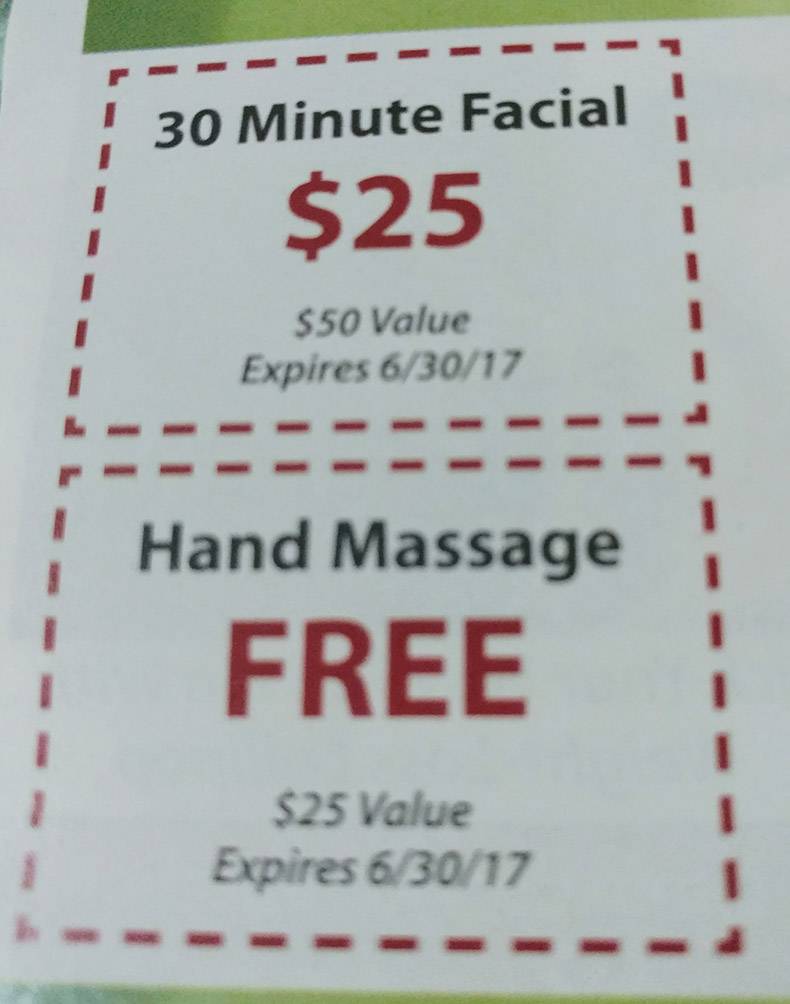 random pic free the children - ! 30 Minute Facial $25 S50 Value Expires 63017 Hand Massage Free $25 Value Expires 63017