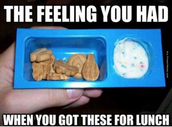 Meme of a favorite kids snack from back in the 90's