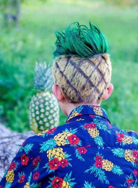 pineapple hair dye