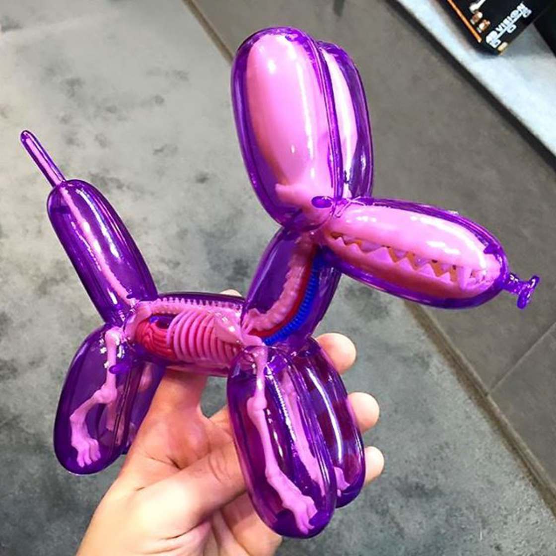 purple jason freeny balloon dog