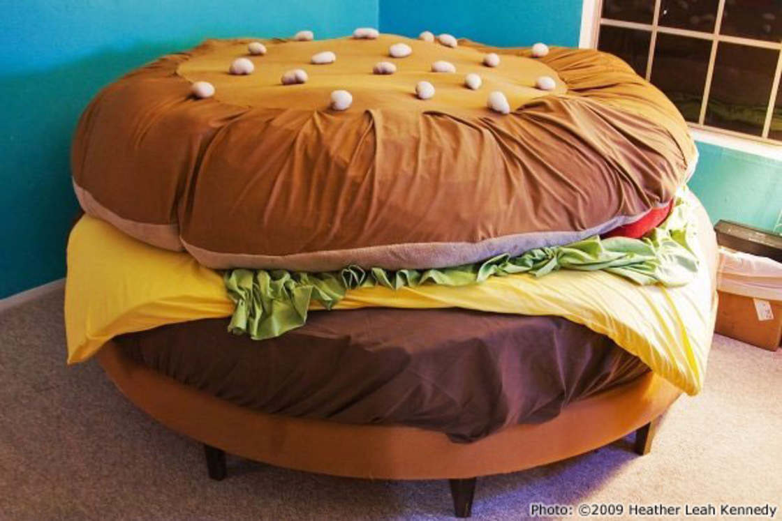hamburger bed - Photo 2009 Heather Leah Kennedy