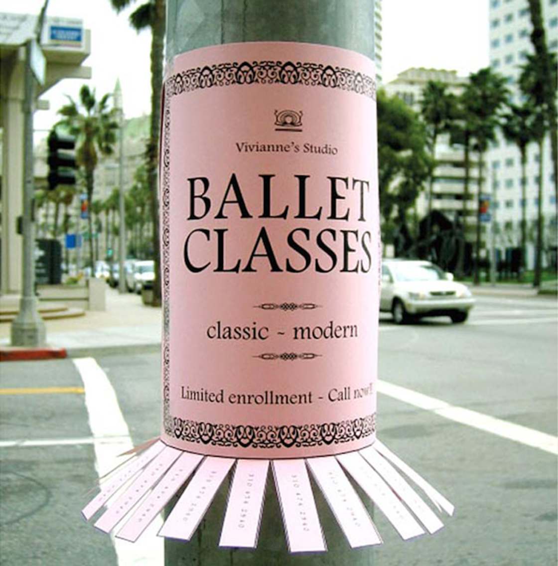 tear off flyer - Vivianne's Studio Ballet Classes classic modern @ i Limited enrollment Call mou.