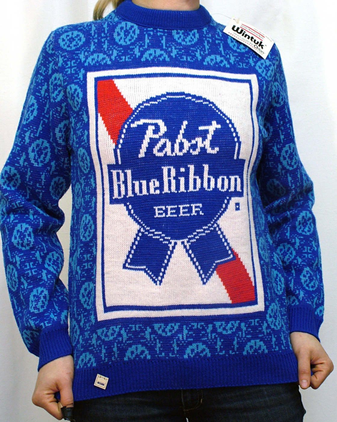 beer sweater - Wintuk .. ... lory Pabot Blue Ribbon Eeef ww Ww www wwwwww 49