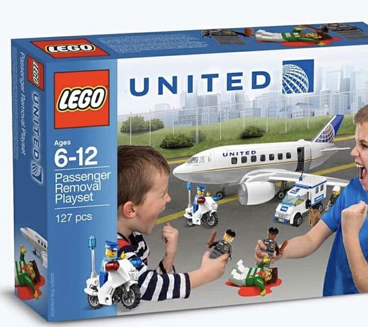 united airlines lego meme - Eco United Passenger Renova Plusor Lego Unitedav Lego Ages 612 United Passenger Removal Playset 127 pcs Odam the restos