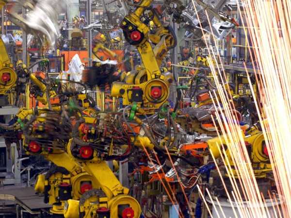 fanuc robot in factory