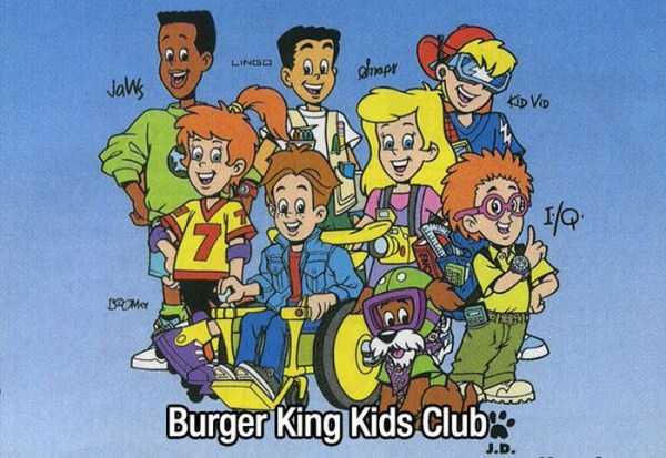 burger king kids club - Line drapy Jals ki Vo BROMer Burger King Kids Club