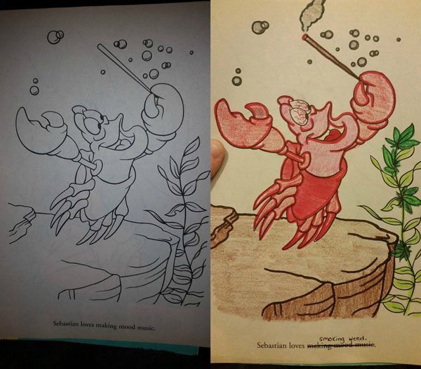 These Depraved Aspiring Artists Totally Pervert Children's Coloring Books