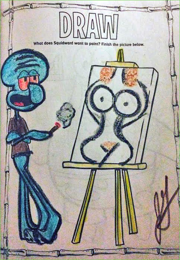 These Depraved Aspiring Artists Totally Pervert Children's Coloring Books