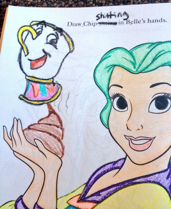 These Depraved Aspiring Artists Totally Pervert Children's Coloring Books