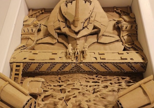 Super Creative Japanese Cardboard Artist Pushes The Boundaries Of Her Medium