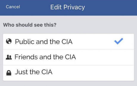 random Cancel Edit Privacy Who should see this? Public and the Cia A Friends and the Cia Just the Cia