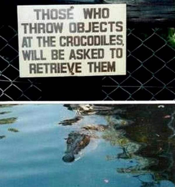 Hilarious Examples Of Warning Signs In Zoos