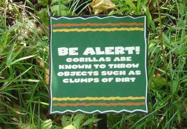 Hilarious Examples Of Warning Signs In Zoos