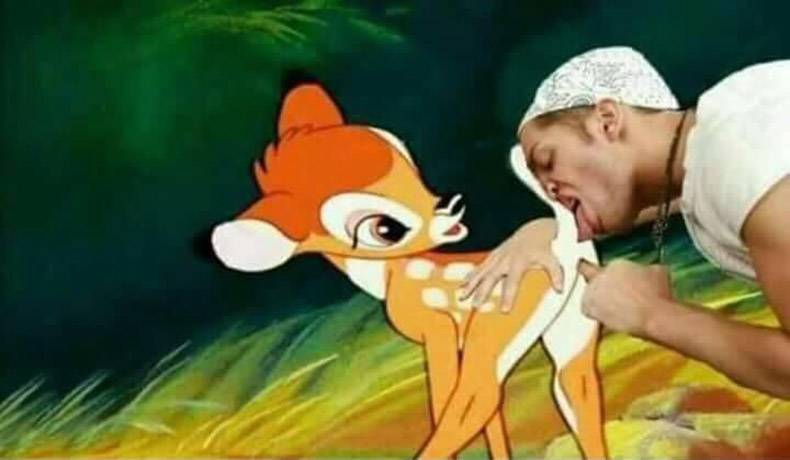 random pic bambi meme
