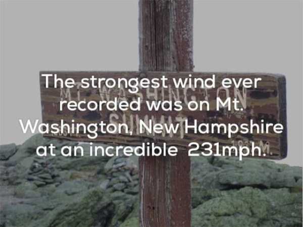 25 Mind Blowing Weather Facts