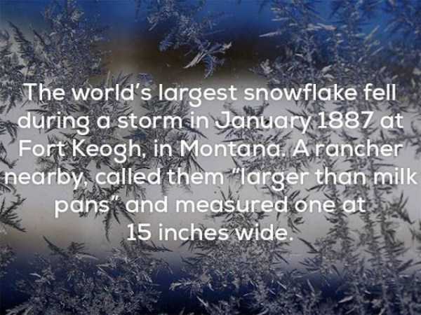 25 Mind Blowing Weather Facts