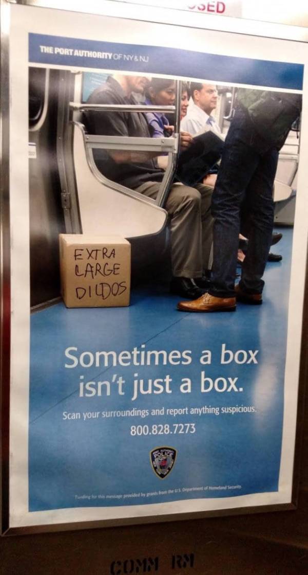 sometimes a box isn t just a box - Voed The Port Authority Of Nya Nu Extra Large Dildos Sometimes a box isn't just a box. Scan your surroundings and report anything suspicious. 800.828.7273 Comm Ri