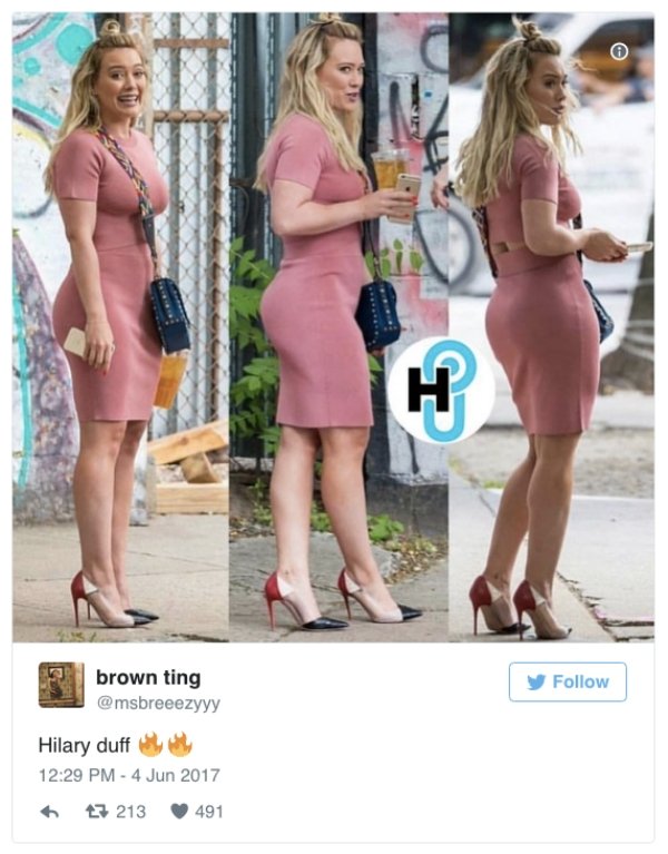 The Internet Just Realized That Hilary Duff Is Thick As Oatmeal