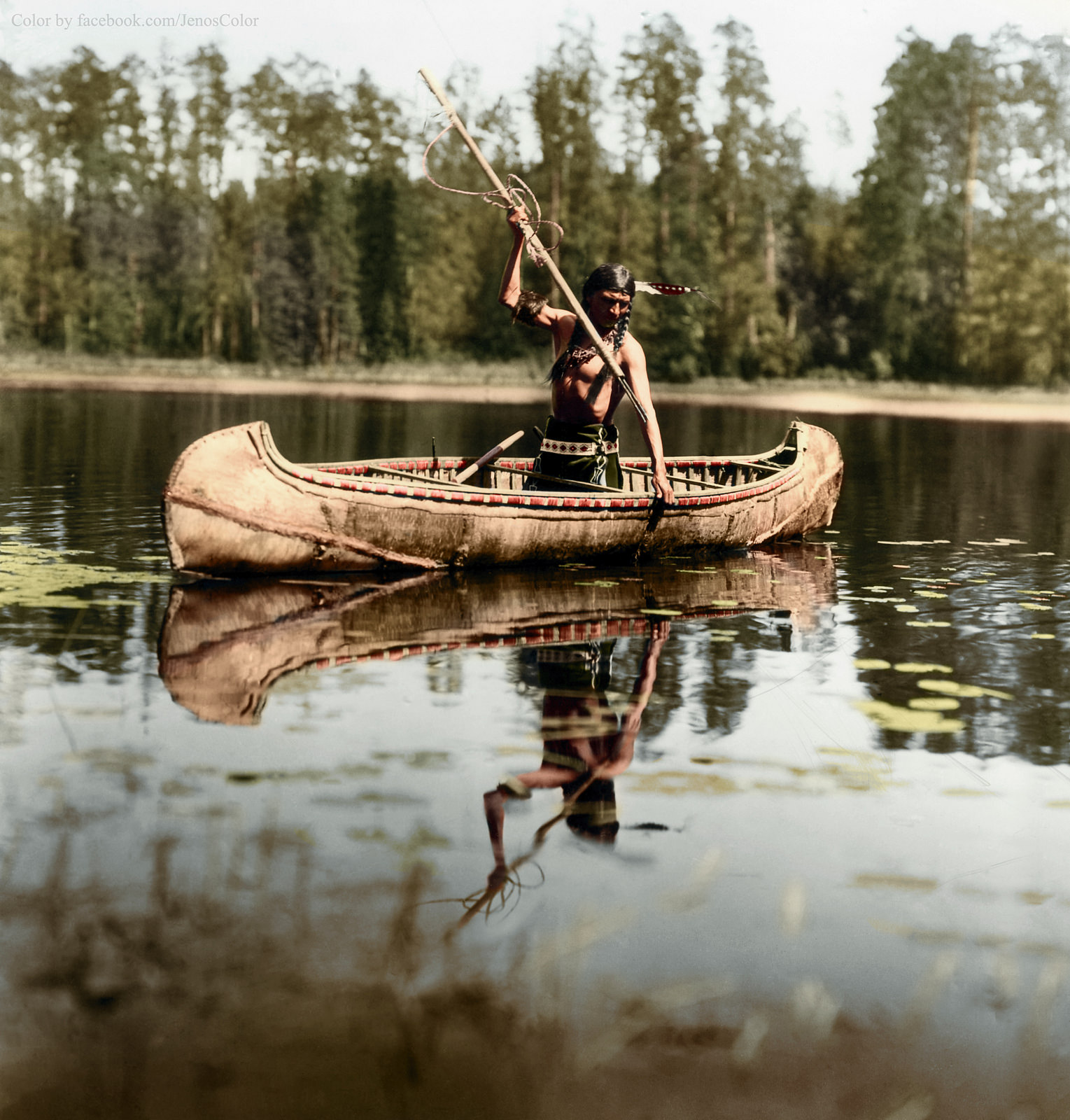 ojibwe spearfishing - In