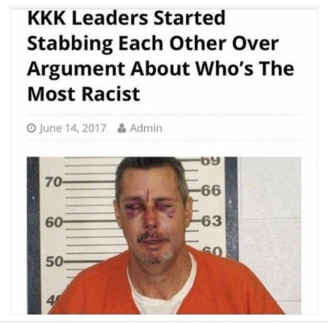 kkk funny - Kkk Leaders Started Stabbing Each Other Over Argument About Who's The Most Racist Admin Il
