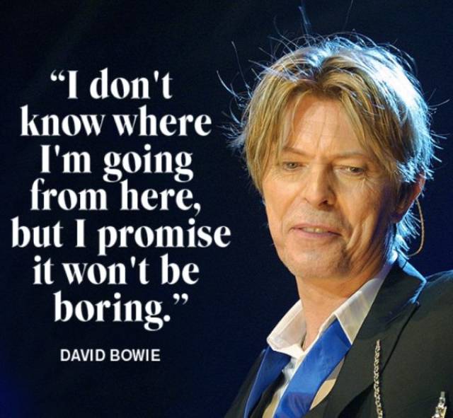 David Bowie quote about death
