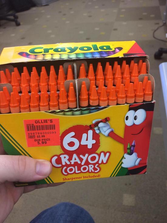 crayola 64 meme - Ollie'S 898784000099 The $2.99 Our Price 64 Crayon Colors Sharpener Included! Nomic