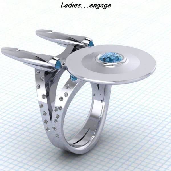 star trek rings - Ladies... engage