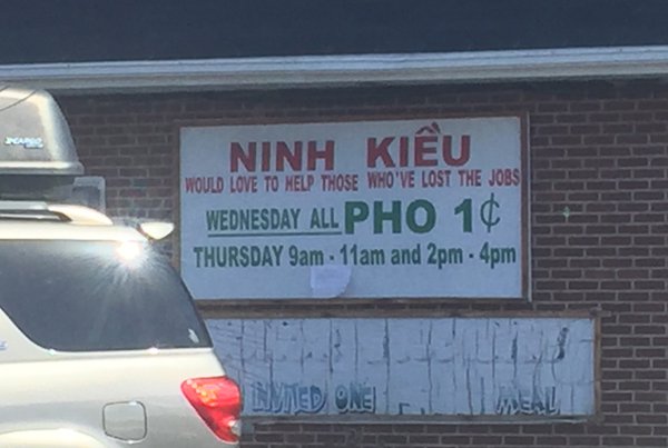 vehicle registration plate - Ninh Kiu Would Love To Help Those Who'Ve Lost The Jobs Wednesday All Pho 10 Thursday 9am 11am and 2pm 4pm Med O