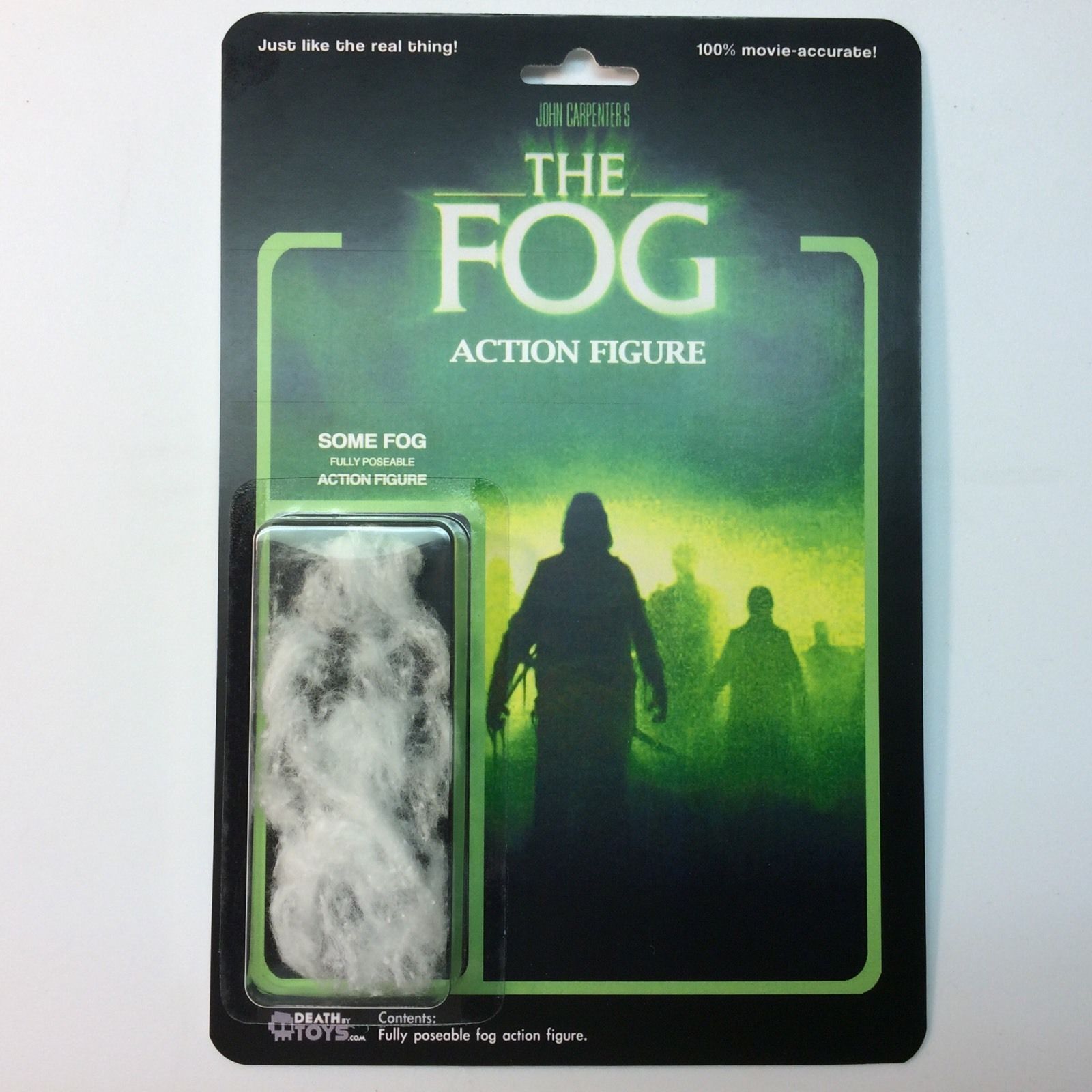 fog action figure - Just the real thing! 100% movieaccurate! John Carpenters The Fg Action Figure Some Fog Fully Poseable Action Figure Death. Contents Toys.com Fully poseable fog action figure.