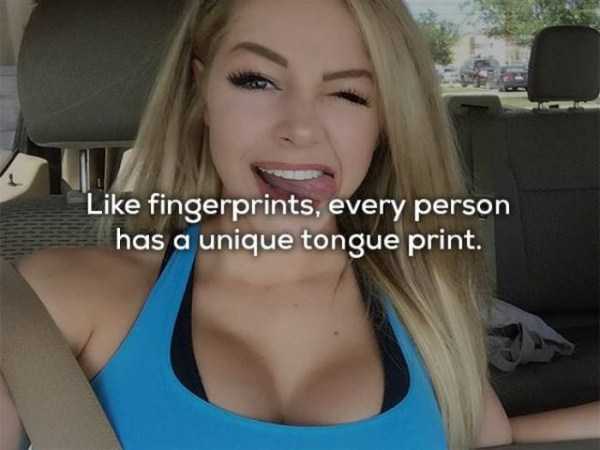 courtney tailor - fingerprints, every person has a unique tongue print.