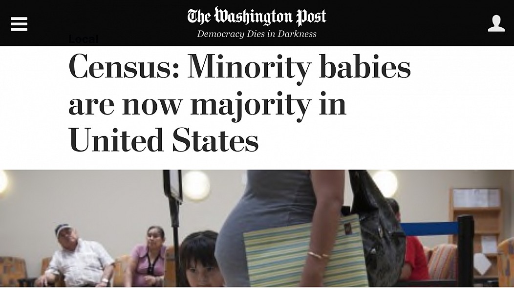 washington post - The Washington Post Democracy Dies in Darkness Census Minority babies are now majority in United States
