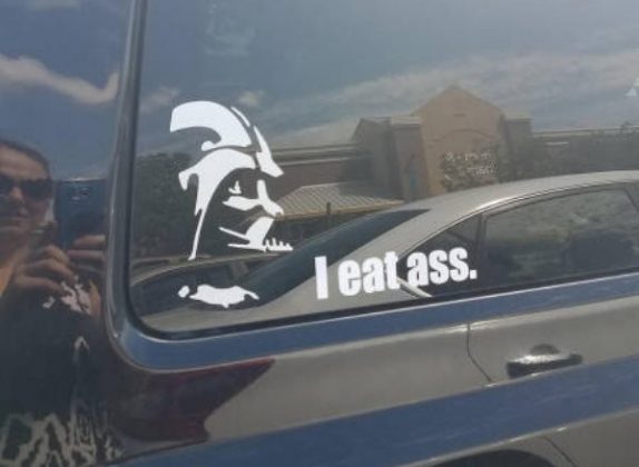 vehicle door - I eat ass.
