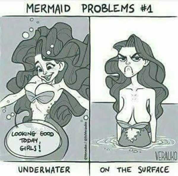 mermaids problem - Mermaid Problems Looking Coop Today Girls! Verohallitsemik Verauko The Surface Underwater On