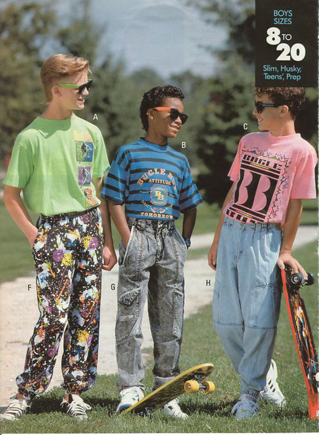 90's era fashion advertisement