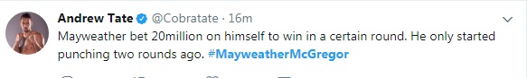 SPOILER ALERT: Highlights and Tweets From The Mayweather/McGregor Fight