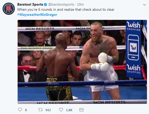 SPOILER ALERT: Highlights and Tweets From The Mayweather/McGregor Fight