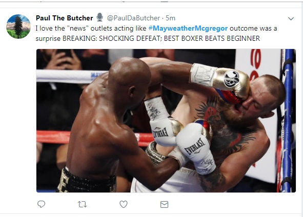 SPOILER ALERT: Highlights and Tweets From The Mayweather/McGregor Fight