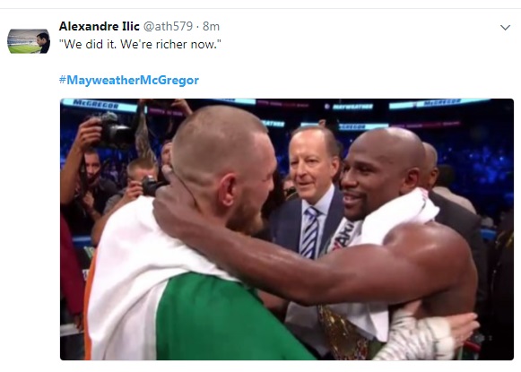 SPOILER ALERT: Highlights and Tweets From The Mayweather/McGregor Fight