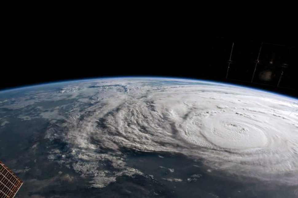 Hurricane Harvey as seen from space