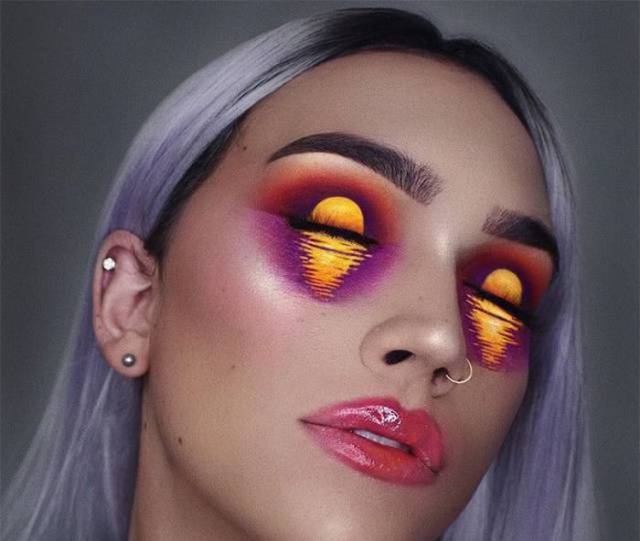 sunset makeup