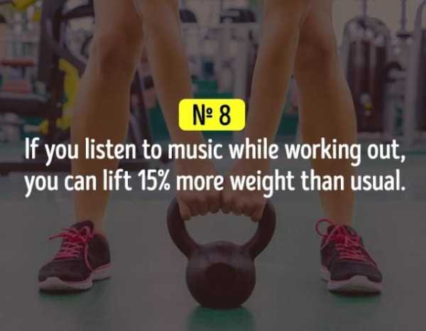 Lifehack of using music while working out.
