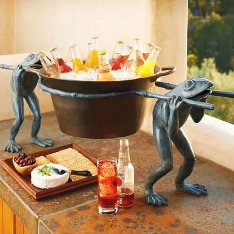 random pic frog beverage tub