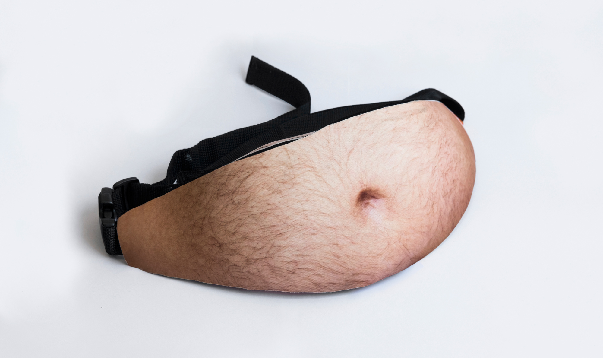 The Fatty Pack-A Fake Beer Gut That You Can Stash Beer In