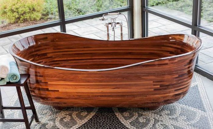 bath tubs from boat wood