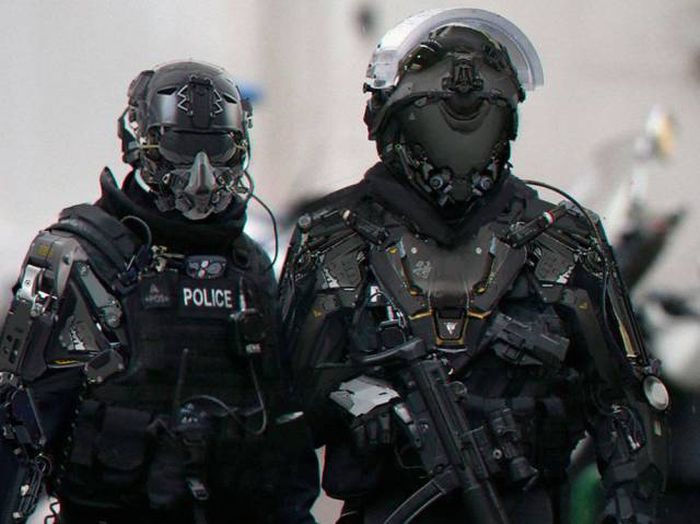 futuristic special forces - Police
