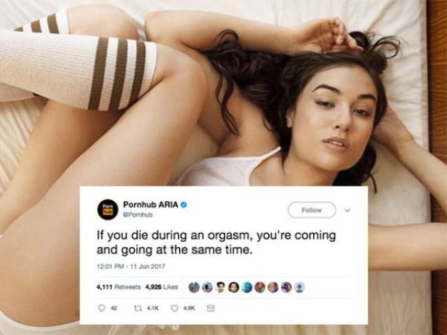 pornhub aria nude - Pornhub Aria Porr If you die during an orgasm, you're coming and going at the same time.