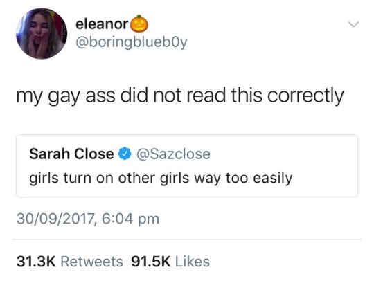 ben shapiro short twitter - eleanor my gay ass did not read this correctly Sarah Close @ Sazclose girls turn on other girls way too easily 30092017,