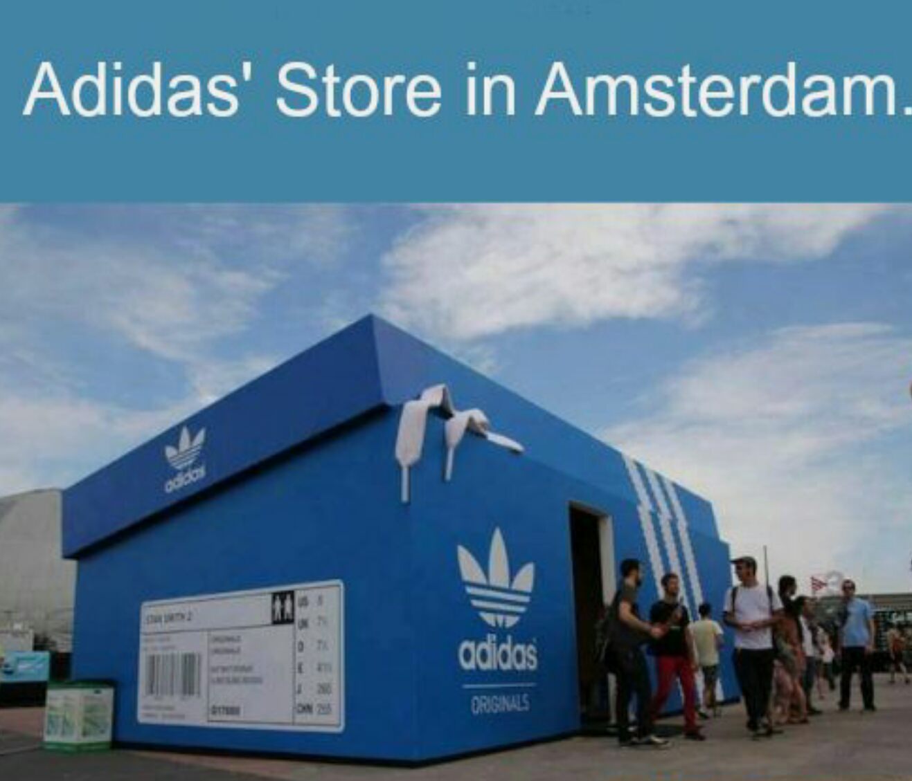 adidas pop up store - Adidas' Store in Amsterdam